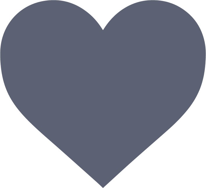 Pewter Heart HR